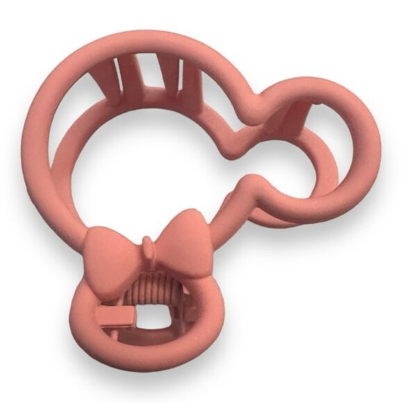 🆕 NWT Disney Minnie Mouse Pink Claw Hair Clip - Picture 3 of 6